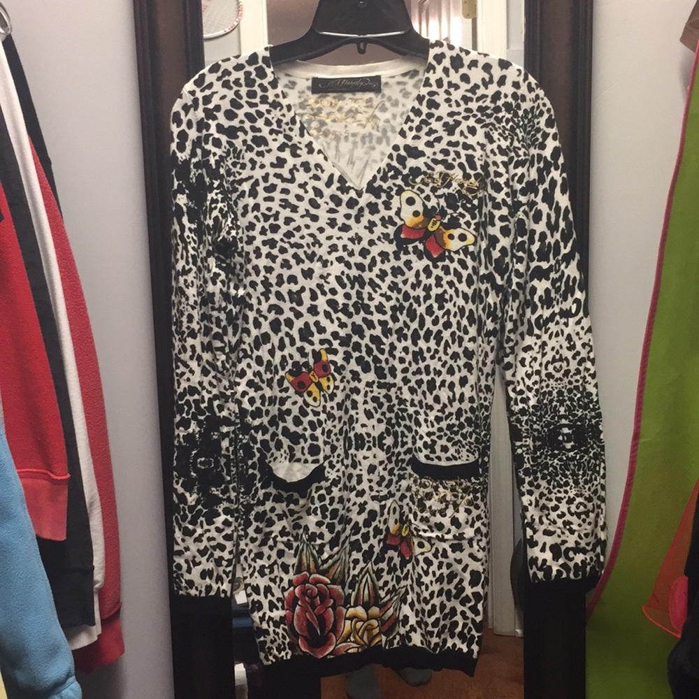 Ed Hardy sweater dress Size M